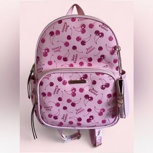 Juicy Couture Pink Cherry Y2K style Backpack